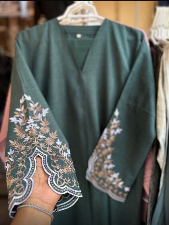 embroidery abaya