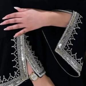 hand work abaya