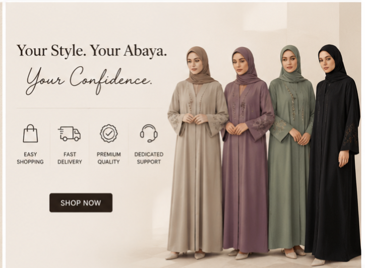 linen abaya