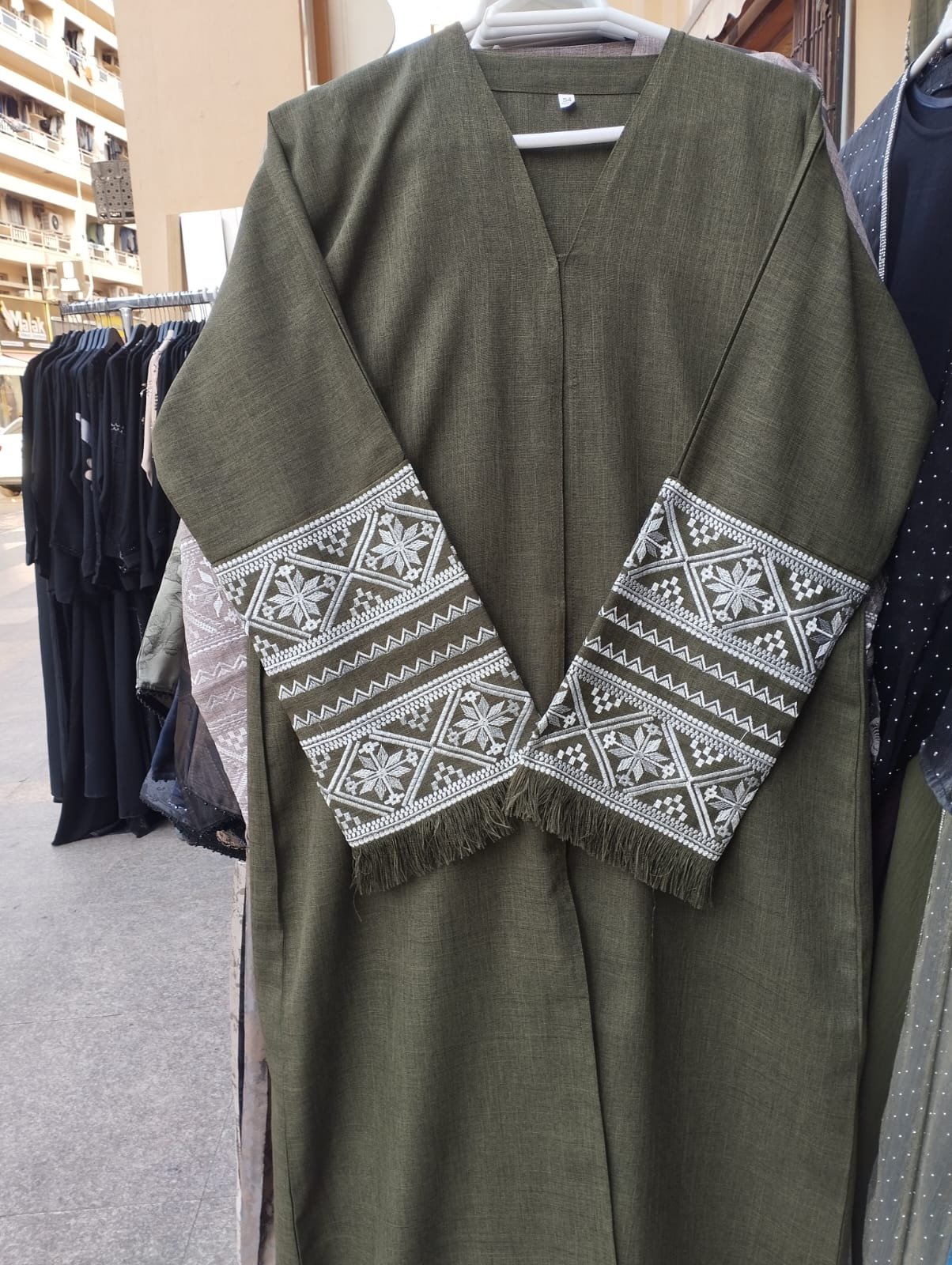 embroidery abaya