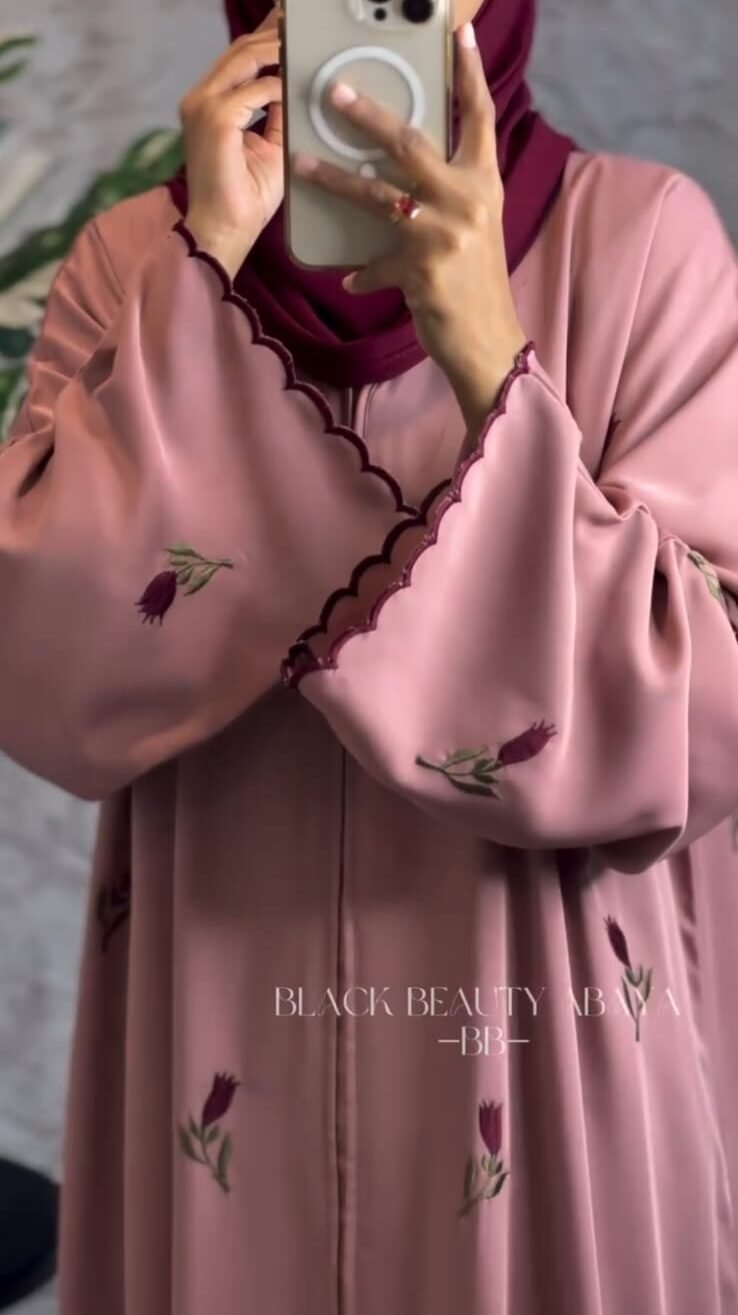 embroidery abaya